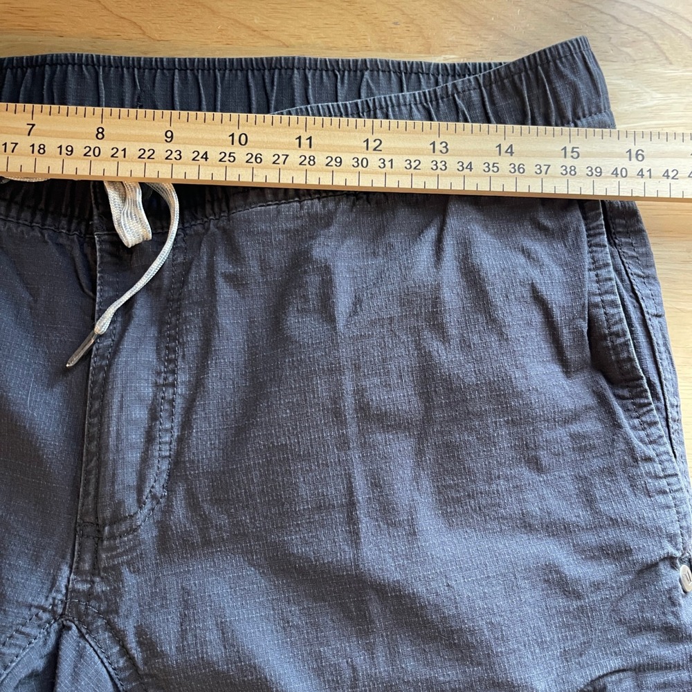 Vuori Charcoal Ripstop Cotton Pants Modern Slim Fit Drawstring Mens M *Read - Picture 8 of 12